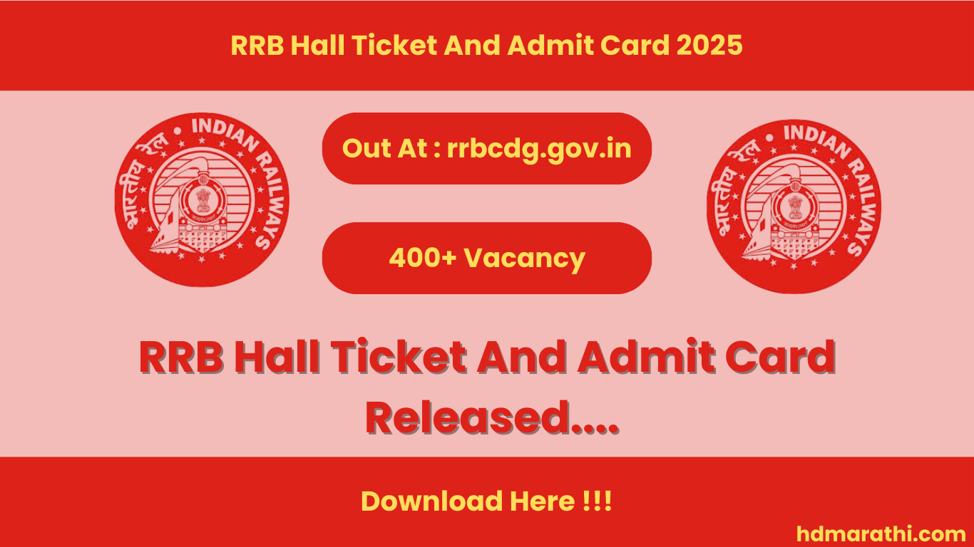 RRB Hall Ticket – RRB Admit Card