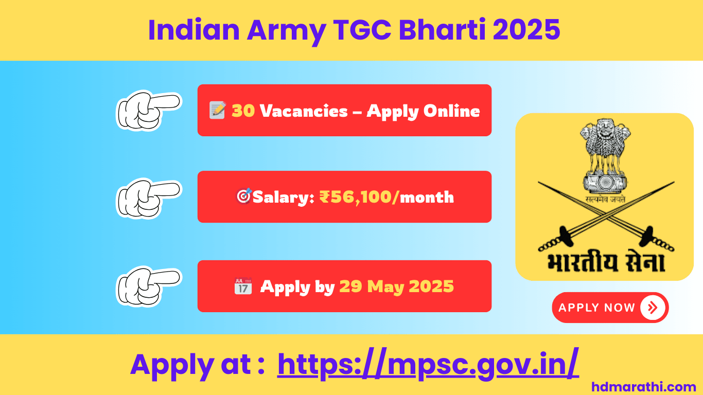 Indian Army TGC Bharti 2025: