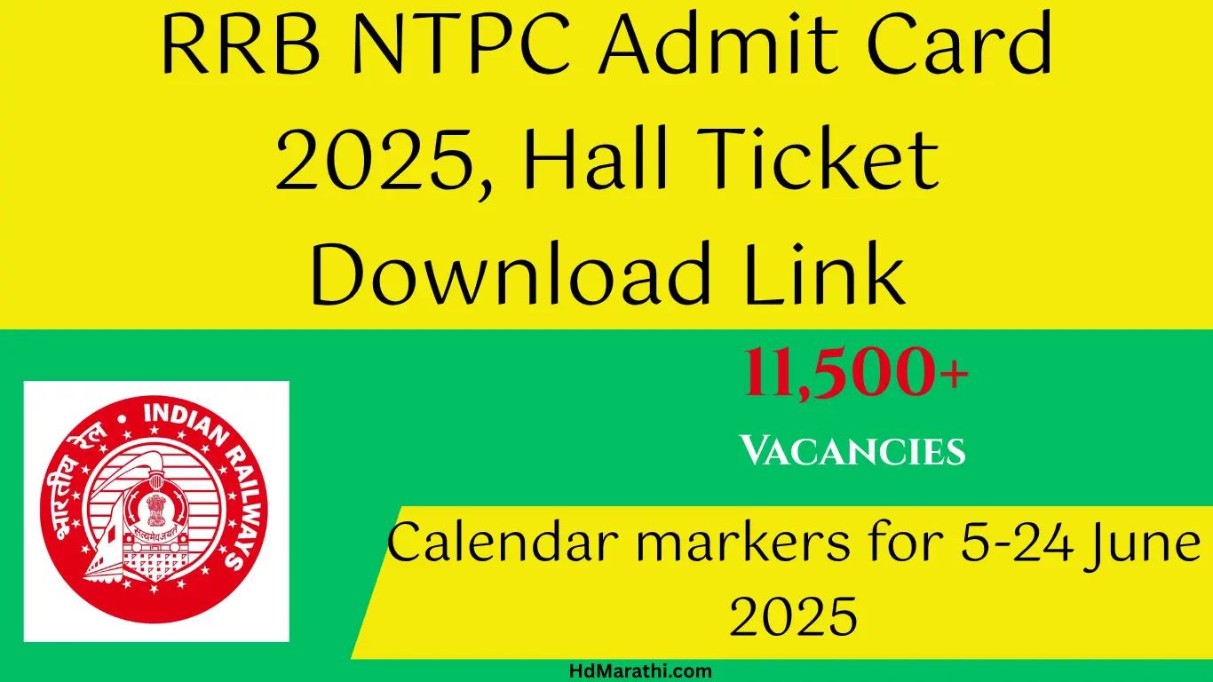RRB NTPC Admit Card 2025